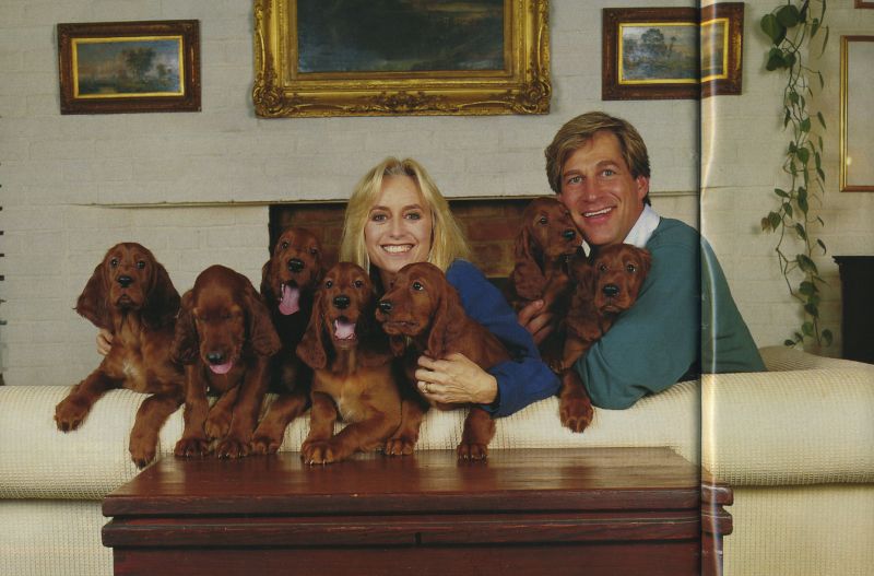 Simon MacCorkindale and Susan George