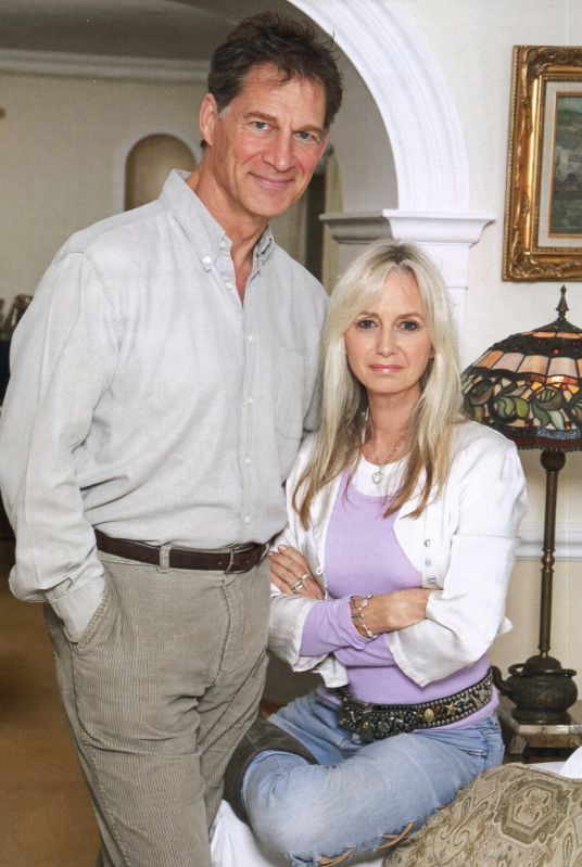 Simon MacCorkindale and Susan George