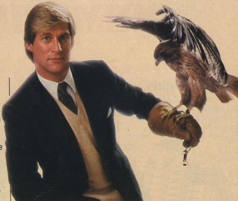 Simon MacCorkindale as Jonathan Chase in Manimal