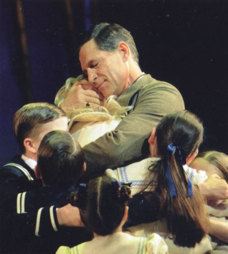 Simon MacCorkindale as Captain Von Trapp in The Sound of Music