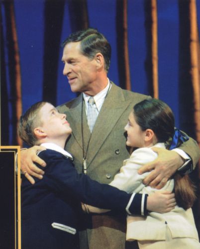 Simon MacCorkindale as Captain Von Trapp in The Sound of Music