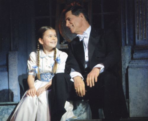 Simon MacCorkindale as Captain Von Trapp in The Sound of Music