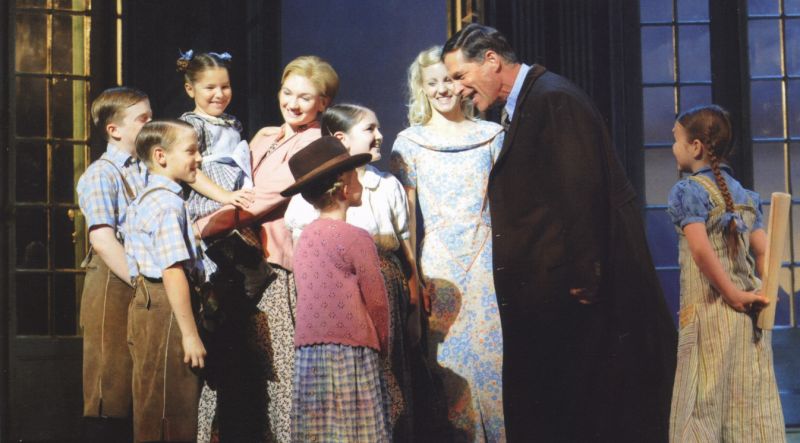 Simon MacCorkindale as Captain Von Trapp in The Sound of Music