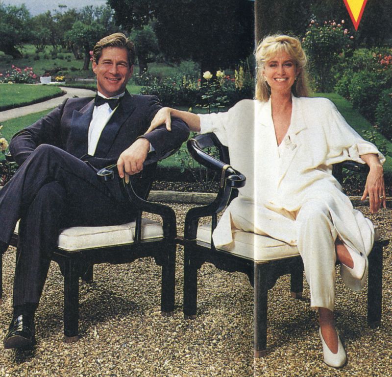 Simon MacCorkindale and Susan George